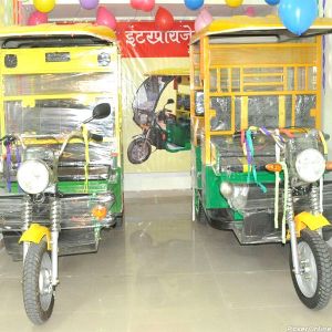 S. S. Enterprises Golden E-Rickshaw