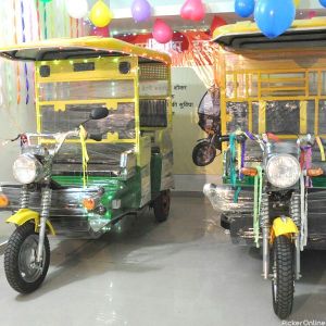 S. S. Enterprises Golden E-Rickshaw