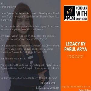 LEGACY BY PARUL ARYA