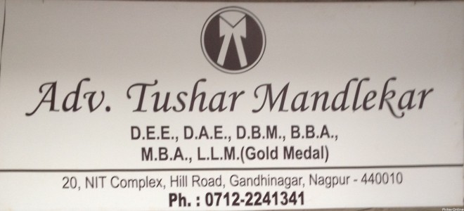 Advocate Tushar Mandlekar