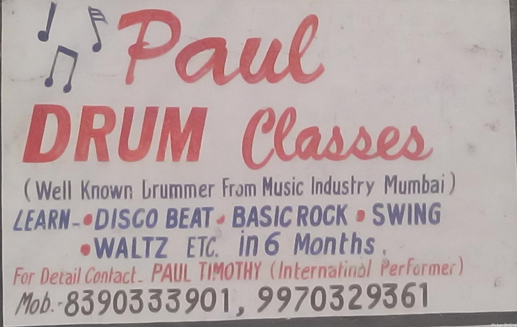 Paul Drum Classes in Jafar Nagar, Nagpur