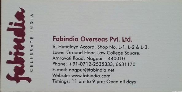 Fabindia Overseas Pvt. Ltd.