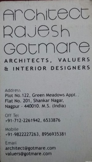 Architect Rajesh Gotmare