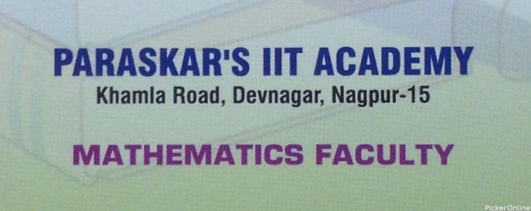 Paraskars IIT Academy