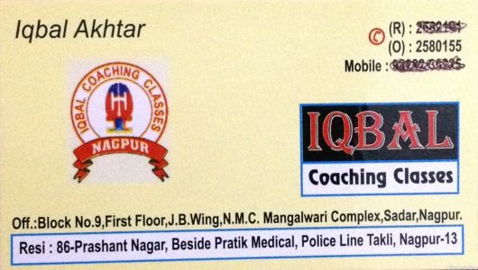 Iqbal Coaching Classes