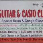 Raj Guitar and Casio Classes