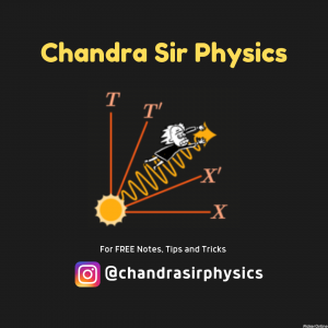 Chandra Sir Physics