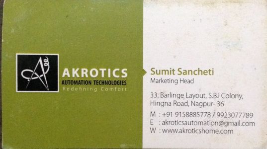 Akrotics Automation Technology