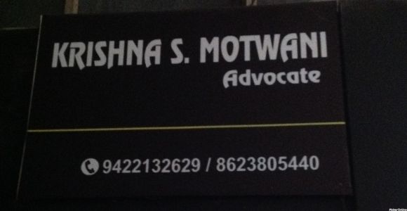 Advocate Krishna S. Motwani