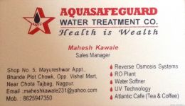 Aqua Safe guard Water Treatment Co.