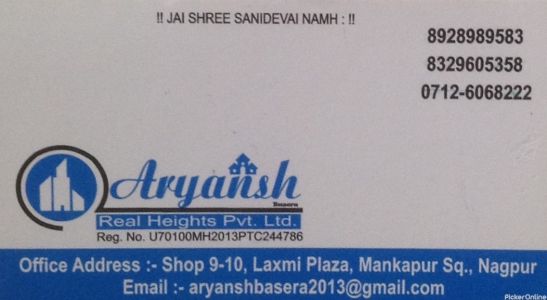 Aryansh Real Heights Pvt. Ltd.