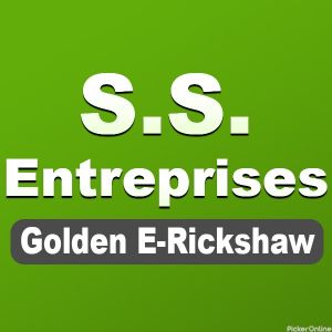 S. S. Enterprises Golden E-Rickshaw