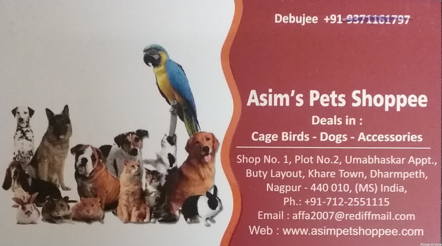 Asim's Pet Shoppee Dharampeth, Nagpur