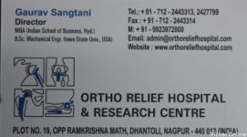 Ortho Relief Hospital & Research Center - Knee Hip Replacement