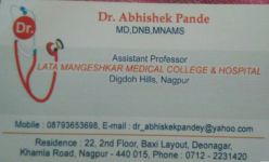 Dr. Abhishek Pande