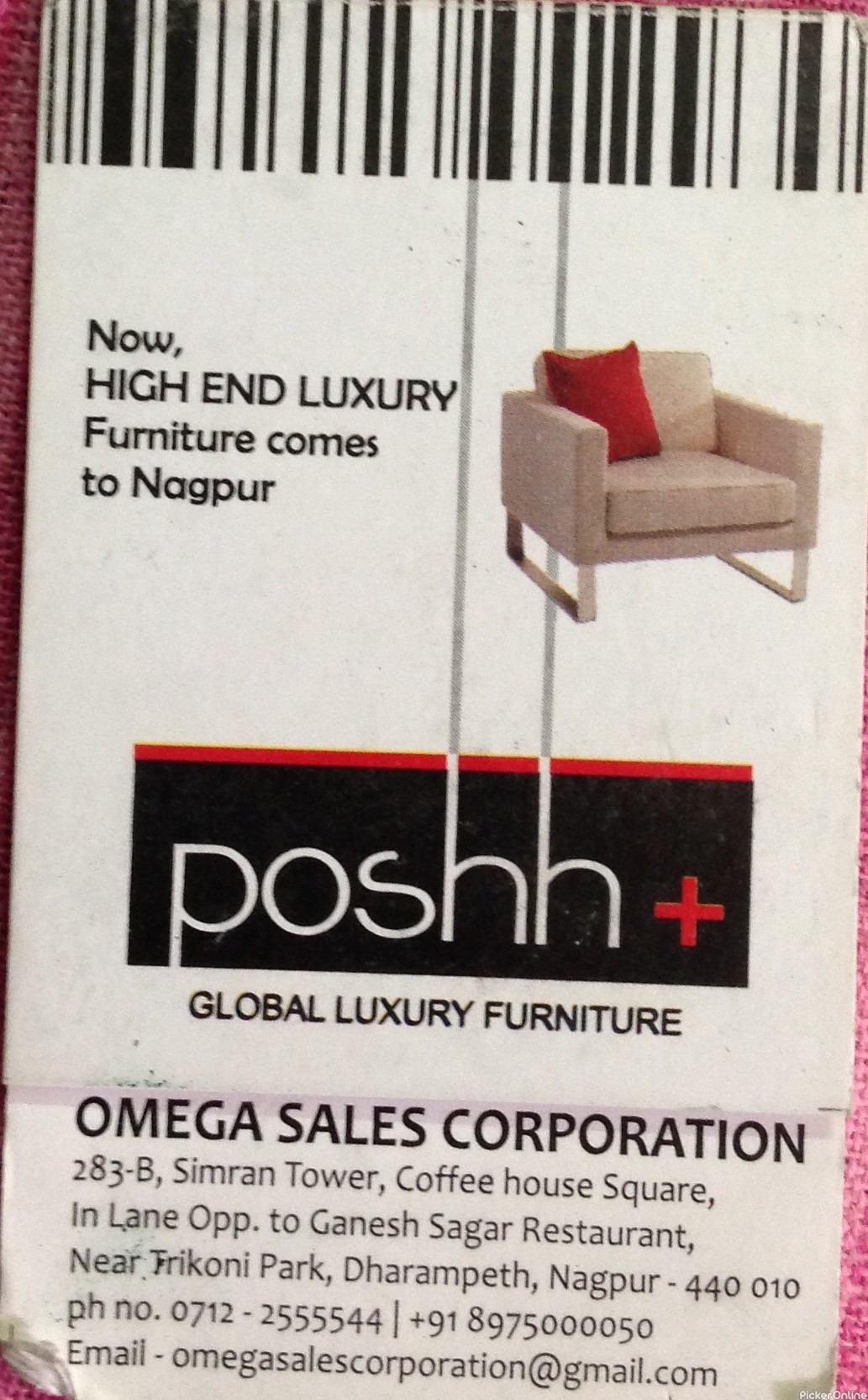 Poshh + Global Luxury Furniture,Dharampeth, Nagpur