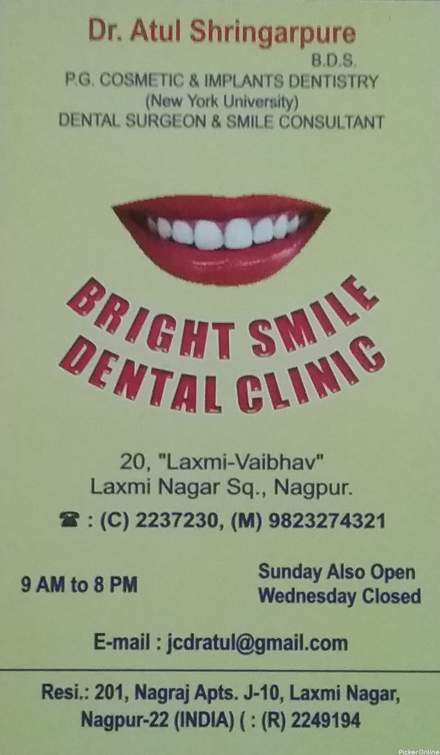 Bright Smile Dental Clinic Laxmi Nagar Nagpur Bright Smile Dental Clinic Laxmi Nagar Nagpur