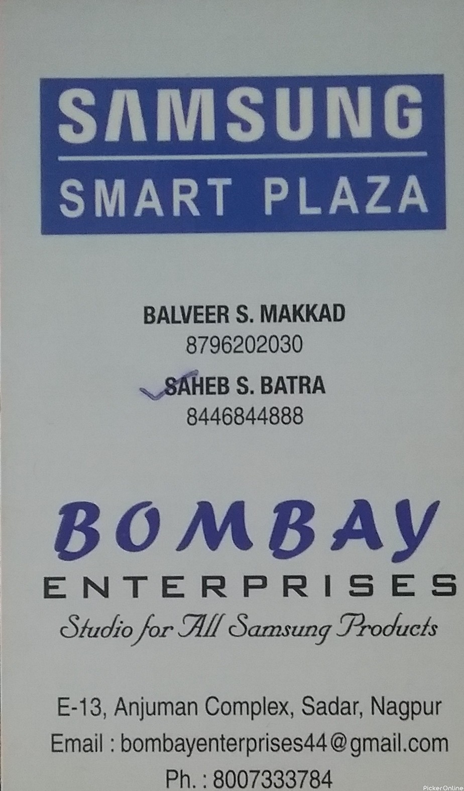 Bombay Enterprises ( Samsung Smart Plaza) Sadar, Nagpur