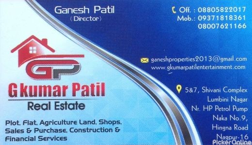 G Kumar Patil Real Estate