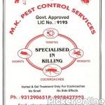 M K Pest Control services